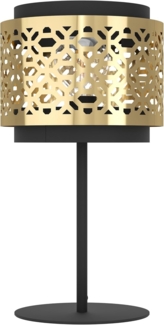 Eglo 43982 Tischleuchte SANDBACH Stahl schwarz, messing E27 1X40W H:45cm Ø24cm mit Kabelschalter