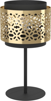 Eglo 43982 Tischleuchte SANDBACH Stahl schwarz, messing E27 1X40W H:45cm Ø24cm mit Kabelschalter