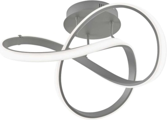 LED Deckenleuchte, anthrazit, dimmbar, L 59 cm