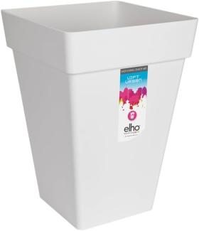 Elho Pflanztopf Loft Urban 30 x 30 x 30 cm weiß