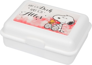 United Labels® Lunchbox Peanuts Snoopy - Hab ich Dich hab ich Alles, Kunststoff (PP)