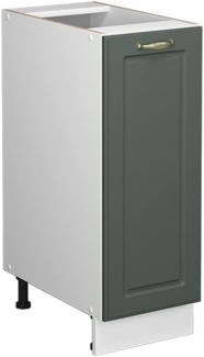 Vicco Midischrank Grün-Gold Landhaus 30x82 cm ohne Arbeitsplatte, Fame-Line