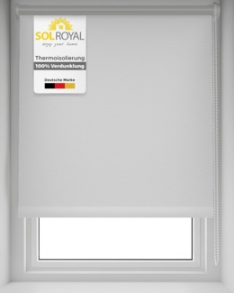 Sol Royal Thermorollo SolReflect T42 für Fenster & Türen Weiß, 160 x 40 x 3.1 cm
