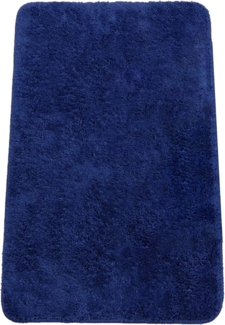 Brandsseller Badematte 60x90 cm Badteppich Badvorleger Badezimmerteppich Duschvorleger Blau