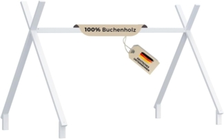 Alavya Home® Kinderbett Bodenbett "TITAN" DACH - aus Buche – FSC® 100% zertifiziert, abnehmbarem Dach 2 für Bodenbett 80x160