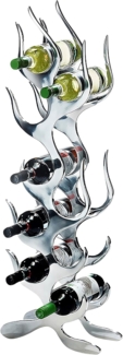 Kobolo Weinregal Flaschenhalter FLAME aus Metall für 9 Flaschen