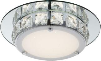 GLOBO Deckenleuchte Wohnzimmer Kristall Deckenlampe LED Schlafzimmer Flur 49356