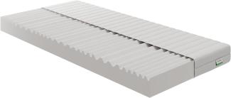 Novilla Matratze 150x200Härtegrad H2 & H3 7 Zonen Kaltschaummatratze Bezug 60° Waschbar Schaumstoff Rollmatratze 2in1 Öko-Tex Zertifiziert Höhe 16cm