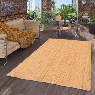 Pergamon Sisalteppich Naturfaser Teppich Jute Salsa Uni, Rechteckig, Höhe: 10 mm