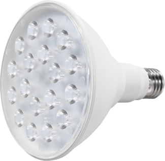 LED-Strahler McShine, E27, PAR38, 15W, 1.200 lm, 45°, 3000K, warmweiß
