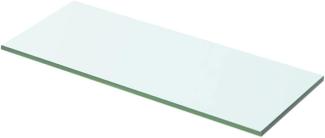 vidaXL Regalboden Glas Transparent 50x15 cm 243818