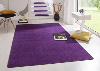 Kurzflor Teppich Fancy - 80x150x0,7cm