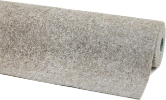 andiamo Kunstrasenteppich Deco mit Noppen - Kunstrasen Outdoor zur Verwendung als Balkon Teppich oder Rasenteppich Outdoor - wetterfest und zuschneidbar 133x300 cm Beige