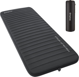 KingCamp Luftmatratze Luftbett Premium Single Isomatte, Selbstaufblasend Camping Bett 7,5 cm