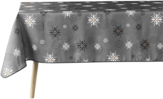 Douceur d'Intérieur ENCHANTE Tischdecke, rechteckig, Anthrazit, 150x300 cm