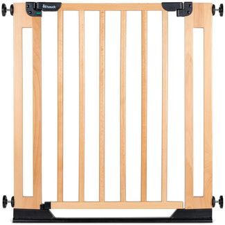 Hauck Schutzgitter Türgitter Clear Step Easyclose Eco Beech 75-80 cn