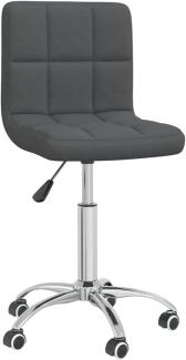 vidaXL Bürostuhl Drehbar Dunkelgrau Stoff [334314]