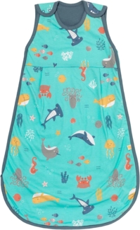 schlummersack Schlafsack Baby Sommer 80 cm dünn Meerestiere | Babyschlafsack Sommer 1. 0 Tog 1 Tog Baby Schlafsack Sommer | Sommer Schlafsack Baby Baumwolle Frühling