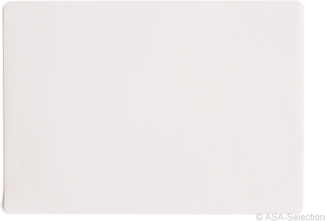 ASA Selection 7800420 Lederoptik Tischset, 46 x 33 cm, Polychlorid, weiß