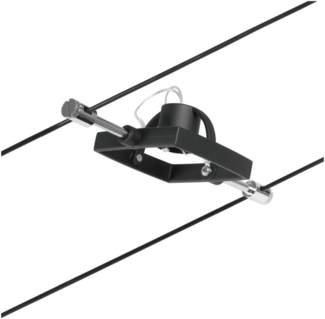 Paulmann No. 94435 Seilsystem Mac II Spot Schwarz matt ohne Leuchtmittel DC