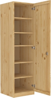 Büroschrank, Badschrank, Garderobenschrank, Spind mit vielen Fächern Kiefer mass. 90.60-45