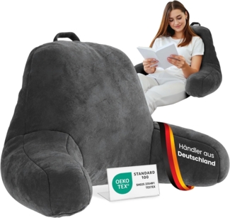 maxVitalis Rückenkissen mit Armlehnen, 76 × 46 × 40 cm