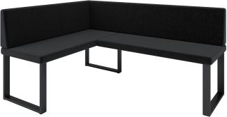 Eckbank Akiko Metal - Eckbankgruppe für Ihrem Esszimmer, Küche modern, Sitzecke, Essecke. Perfekt für Küche, Büro und Rezeption. Solide und Starke Verarbeitung. (INARI 100, 128x168 cm Links)