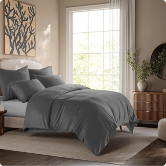 Seralino Bettwäsche Set in Gr. 135x200, 155x220, 200x200 cm, 100% Lyocell (Tencel), Besonders weich & atmungsaktiv – aus natürlichen Eukalyptusfasern