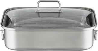 Rösle Expertiso Bräter rechteckig 38x28 cm mit Deckel