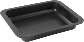 Zenker Ofenbackform (33 x 5,5 x 25 cm) SPECIAL COOKING, rechteckige Ofenform mit Antihaftbebeschichtung, Backform mit extra hohem Rand (Farbe: Schwarz), Menge: 1 Stück