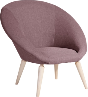 Max Winzer 2855-1100-1645262 Sessel Loop, Einzelsessel, Flachgewebe aubergine