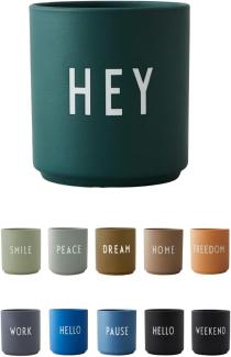 Design Letters Becher Favourite Cup Hey Dunkelgrün 10101002HEY