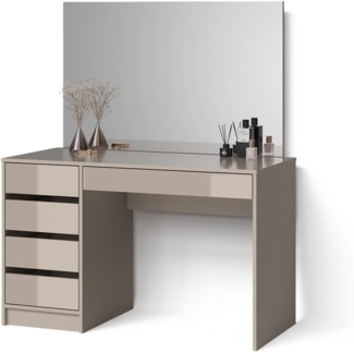 Livinity® Schminktisch Imola, Greige, 120 cm mit Spiegel