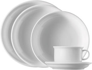 Thomas Trend Tischgedeck-Set, Geschirrset, Porzellan, Weiß, Spülmaschinenfest, 5-tlg, 18848