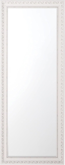 Wandspiegel weiß / silber rechteckig 50x130 cm MAULEON