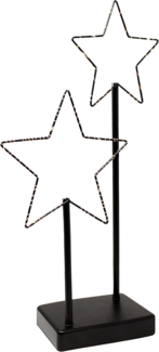 ToCi LED Stern Deko-Aufsteller Stern mit LED-Beleuchtung Leuchter 30 LED, 24 x 40 cm