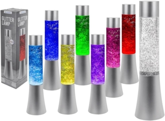 Out of the Blue Tischleuchte Glitter-Leuchte mit farbwechselnder LED