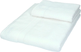 Betz Badetuch 2 TLG. XXL Badetuch Set Palermo Farbe weiß, (Set, 2-St)
