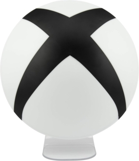 Microsoft XBox 3D Lampe Logo schwarz/weiß, rund, USB- oder batteriebetrieben.