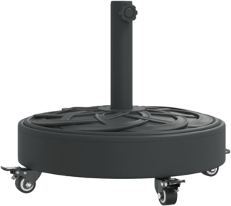 vidaXL Sonnenschirmständer mit Rollen für Ø38/48 mm Mast 27 kg Rund 4007979