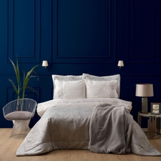 Karaca Home Bettwäsche Karaca Home Lyra Silver 8-tlg. Mitgift Set, Bestickter Bettbezug