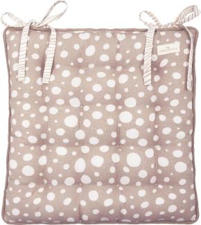 Greengate Sitzkissen Stuhlauflage Neva Beige (40x40 cm) COTSEALNEV5804