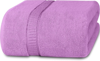 Utopia Towels,Luxuriöses Jumbo-Badetuch, 1 Stück, 600 g/m², 100% ringgesponnene Baumwolle, extra große Badetücher – weiches Hotel-Qualitätshandtuch (89x178 cm, Lavendel)