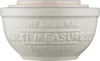 Mason Cash Schüssel, Steingut, (Set, 3-tlg), (Messbecher-Set), für 1 CUP, 1/2 CUP und 1/3 CUP