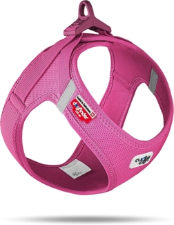 Curli Vest Harness Clasp Air-Mesh Fuchsia 3XS