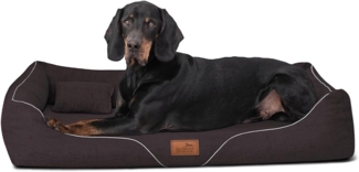 WILLIAM COUTURE Orthopädisches Hundebett - 01 Braun, 110x85cm