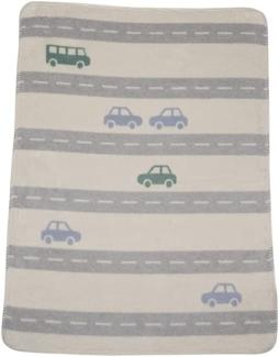 Fussenegger Babydecke "Straße" hellgrau