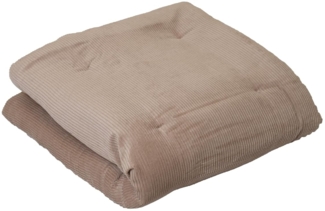 Krabbeldecke Baby Krabbeldecke 120x120 cm "Cord Sand" (Made in EU), ULLENBOOM ®, Dick gepolstert, Außenstoff 100% Baumwolle