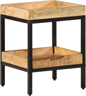 vidaXL Beistelltisch Braun 35 x 35 x 45 cm massives Mangoholz 374089