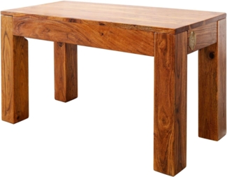 Massivmoebel24 Bank (Bank Akazie 80 x 35 x 45 honig lackiert OXFORD #11), Bank Akazie 80 x 35 x 45 honig lackiert OXFORD #11